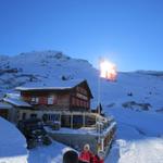 Blick zum Berghaus Piz Platta in Tigias. Die Übernachtung, das Essen, das Personal, einfach Empfehlenswert