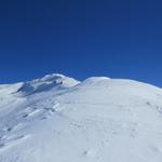 Blick zurück und hinauf zum Piz Darlux