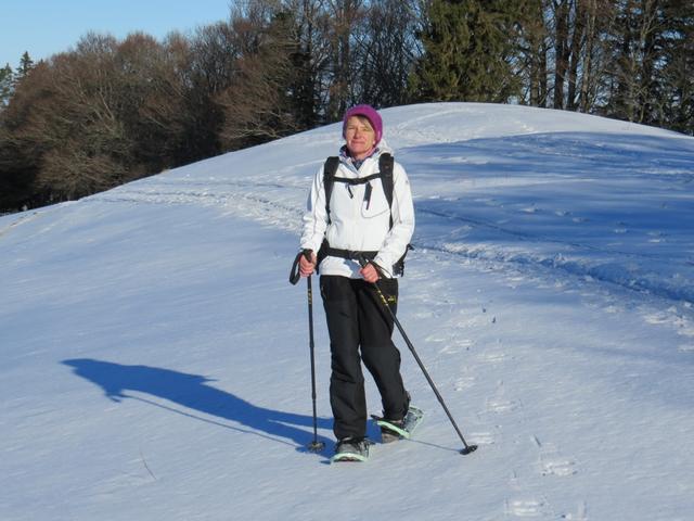 Mäusi ist schon jetzt von dieser Schneeschuhtour begeistert