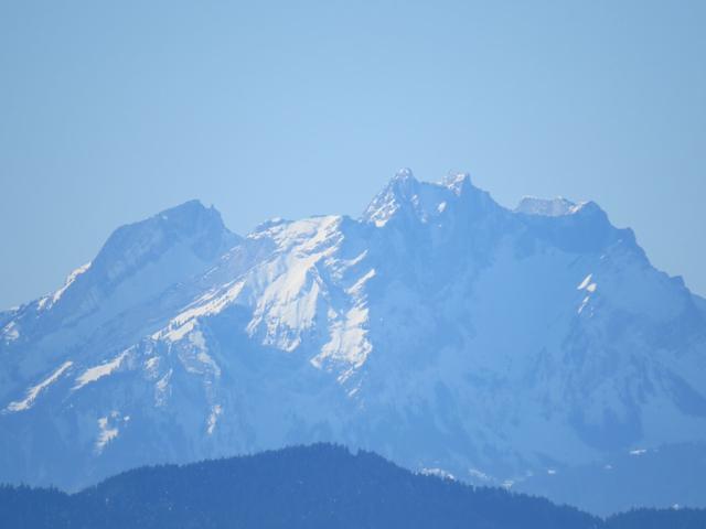 Blick zum Pilatus. Dort oben waren wir auch schon