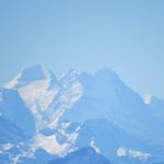 das Dreigestirn Mönch, Eiger und Jungfrau. Dort oben waren wir auch schon