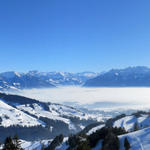 schönes Breitbildfoto mit Blick in das Glarnerland. Viele Wanderungen und Bergtouren haben wir dort durchgeführt