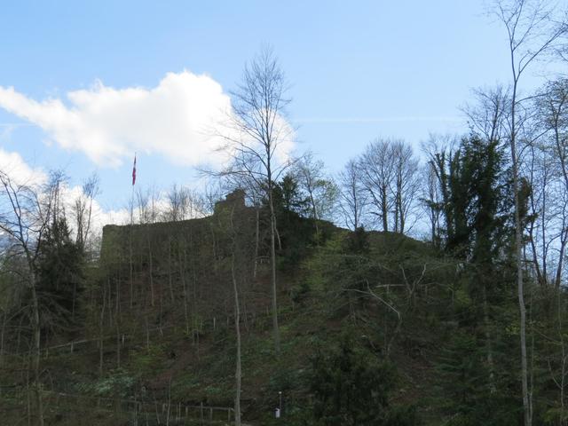 kurz nach Küsnacht am Rigi laufen wir an der Gesslerburg vorbei