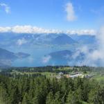 Blick auf Rigi Kaltbad und den Vierwaldstättersee