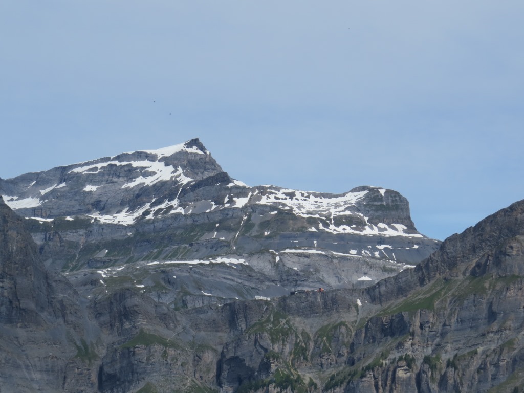 Blick hinauf zum Wildstrubel  und Steghorn. Die Wildstrubelrundtour die wir erwandert haben, war sehr eindrücklich