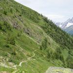 über einen schönen Höhenweg geht unsere Wanderung weiter