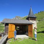 bei der kleinen Kapelle von Weritzalp