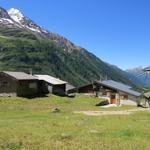 wir haben die Häuser der Fafleralp erreicht