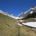 wir laufen ein bisschen unterhalb der Anenhütte weiter zum Anusee