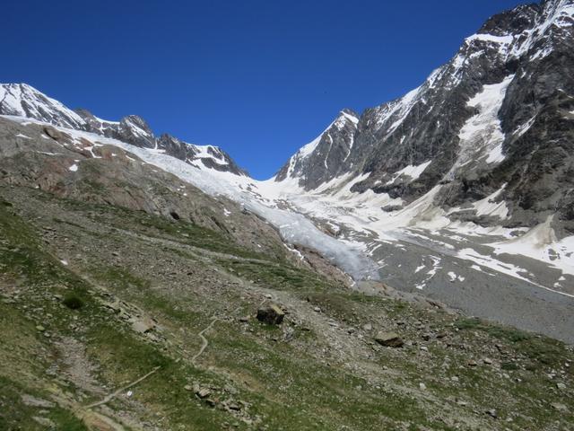 vom Anusee wandern wir weiter Richtung Langgletscher