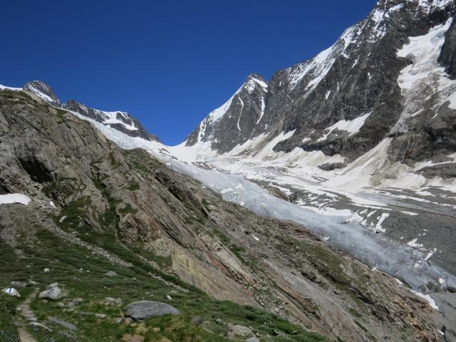 der Langgletscher ist nicht mehr so lang wie auch schon