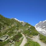 Blick zurück zur Anenhütte. Sie hat uns sehr gefallen