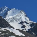 Blick hinauf zum Bietschhorn. Morgen geht es zur Bietschhornhütte