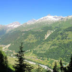 gut ersichtlich, das Hockenhorn, der Lötschberg mit Pass und ganz links der Restipass