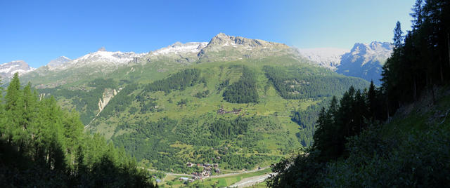 schönes Breitbildfoto vom Lötschental