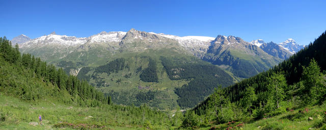 schönes Breitbildfoto vom Lötschental. Bei Breitbildfotos immer danach auf Vollgrösse klicken