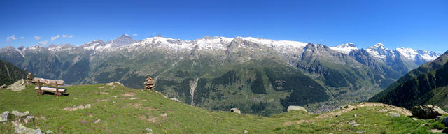 sehr schönes Breitbildfoto beim Aussichtspunkt 2415 m.ü.M. aufgenommen