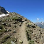 das "schwierigste" haben wir nun hinter uns. Auf einfachem Bergpfad geht es nun weiter aufwärts