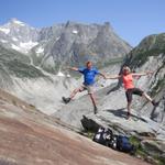 Erinnerungsfoto aufgenommen bei der Burghütte