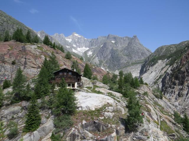 Blick zurück zur Burghütte