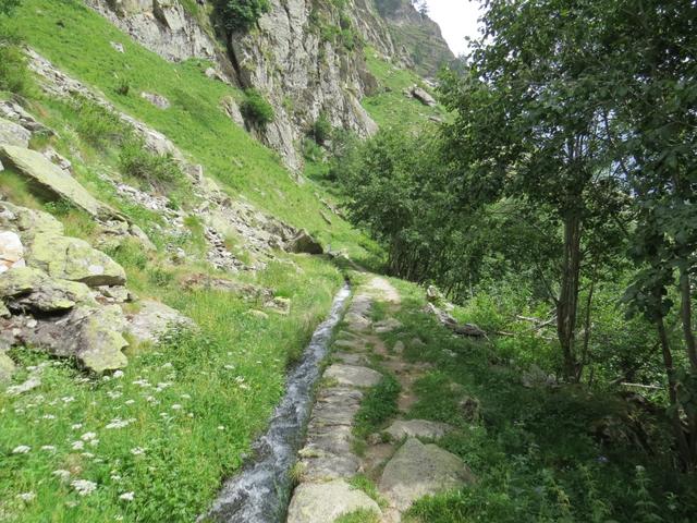 wir befinden uns nun auf einem Teilstück, was seinesgleichen sucht