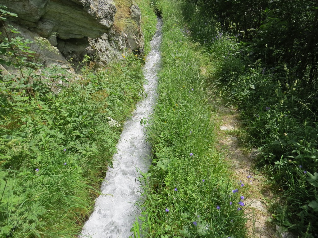 weil es die oberste Suone vom Gredetschtal ist, heisst sie "Obersta" Suone