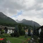 Blick aus dem Fenster vom Hotelzimmer, Richtung Riedgletscher