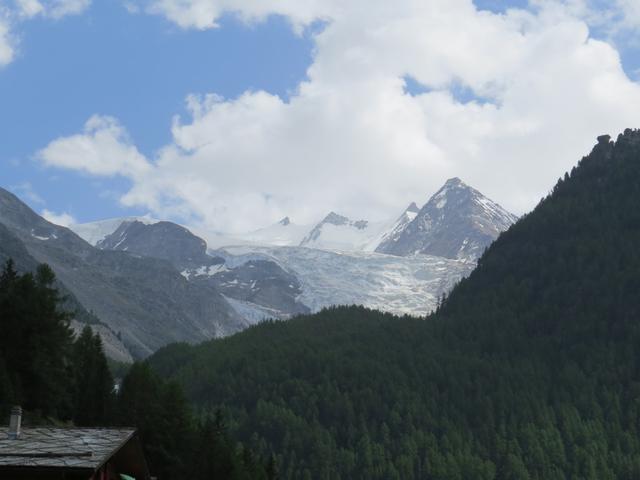 Blick hinauf zum Riedgletscher