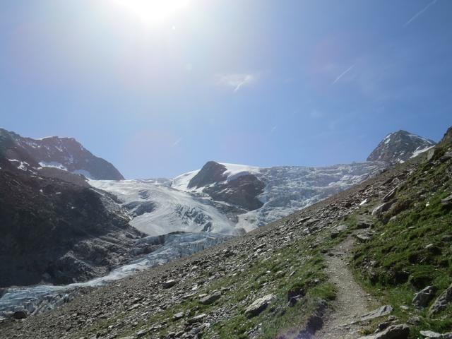 der Weg ist gut markiert und gut ersichtlich