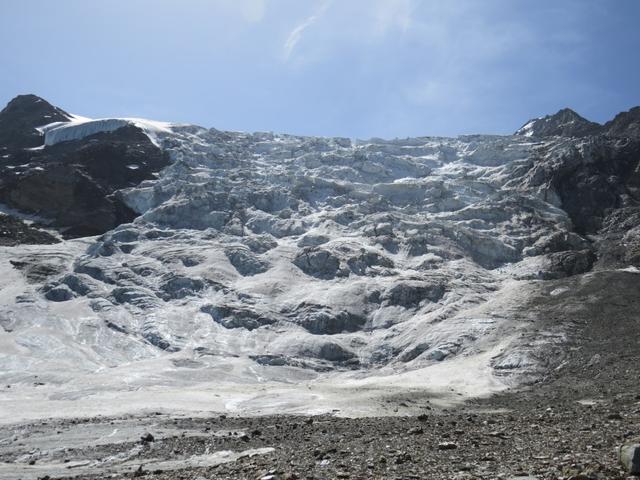 was für eine traumhafte Aussicht auf den Riedgletscher