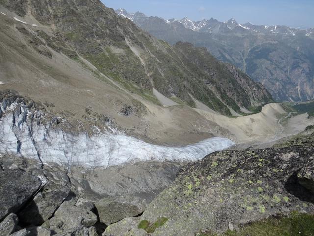 Tiefblick zum Riedgletscher