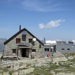 wir haben die schön gelegene Bordierhütte 2886 m.ü.M. erreicht