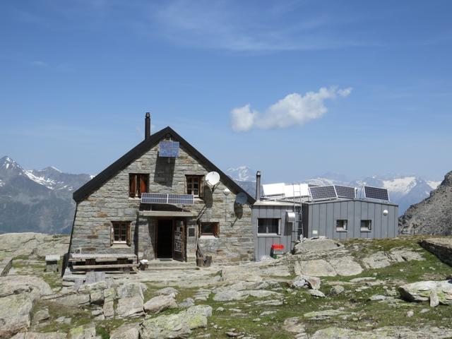 wir haben die schön gelegene Bordierhütte 2886 m.ü.M. erreicht