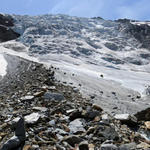 schönes Breitbildfoto aufgenommen auf der Mittelmoräne vom Riedgletscher