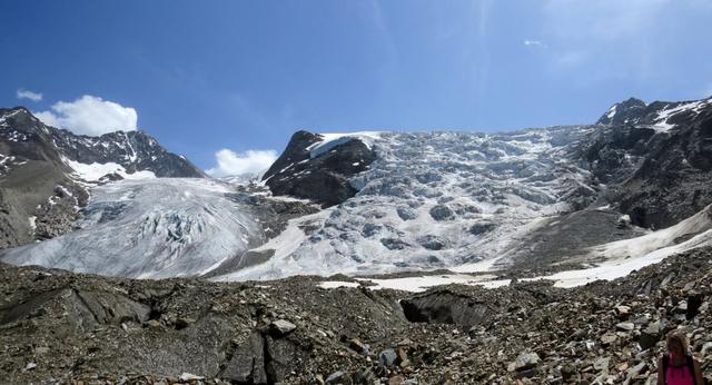 sehr schönes Breitbildfoto vom Riedgletscher