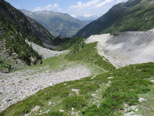 noch ein paar Höhenmeter und wir haben die Alp Alpja erreicht