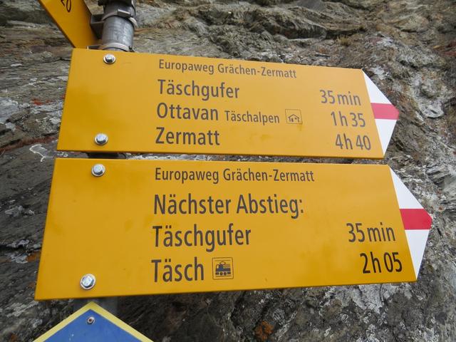 Wegweiser bei Springelboden
