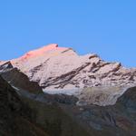 das Täschhorn im Abendrot