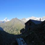 was für eine traumhafte Aussicht von der Kinhütte