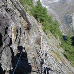 wie gestern, laufen wir wieder durch diesen recht abenteuerlichen Bergweg