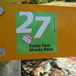 der Europaweg ist zugleich der Swiss Tour Monte Rosa