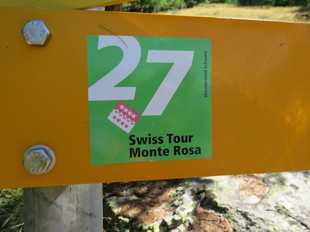 der Europaweg ist zugleich der Swiss Tour Monte Rosa