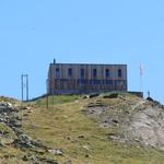 die Täschhütte herangezoomt