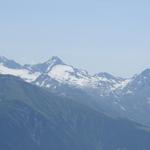 Blick Richtung Bortelhorn, Furggubäumhorn und Wasenhorn