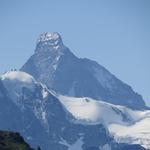das Matterhorn herangezoomt