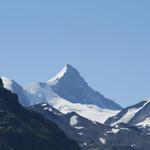 Blick zum Weisshorn, was für ein imposanter Berg