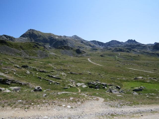 schön in der Bildmitte ersichtlich, der Bella Tola