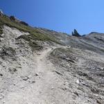 wir nähern uns am Grat das die Bella Tola, mit dem Rothorn verbindet