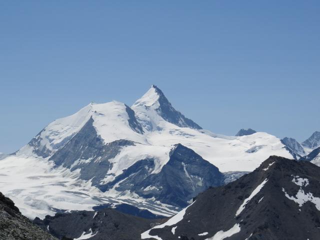 Blick zum Bishorn und Weisshorn