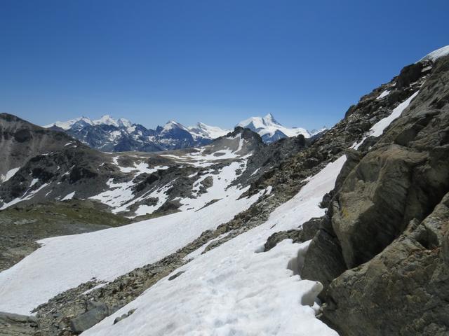 alles am Osthang unterhalb Punkt 2894 m.ü.M. geht es Richtung Pas du Boeuf